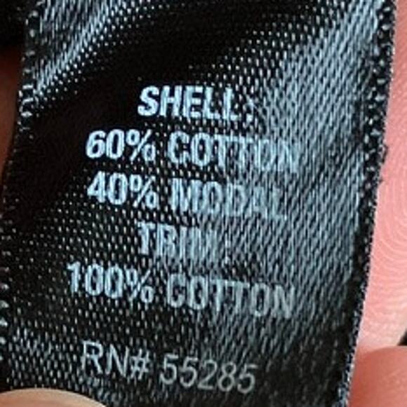 Express Womens Sweater Black Shawl Cardigan Open Front Long Sleeve Modal Large - Picture 7 of 12